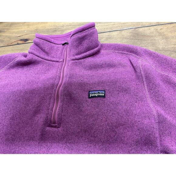 Patagonia Women’s Better Sweater Pink Magenta Full Zip Hooded Hoodie Jacket Sz M - Picture 2 of 7